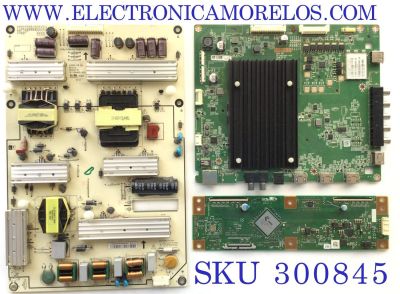 KIT DE TARJETAS PARA TV VIZIO / MAIN 0160CAP0DE00 / 1P-0165X00-4011 / 374D / 170118 / FUENTE 09-60CAP0D0-00 / 1P-1156800-1010 / T-CON RUNTK0246FVZB / RUNTK0246FV / PANEL S600DUA-3 / MODELO E60-E3 LFTRVUBS / LFTRVUAS / LFTRVUDT